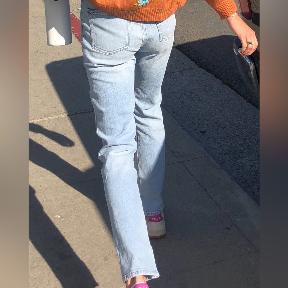 ZARA HIGH RISE JEANS